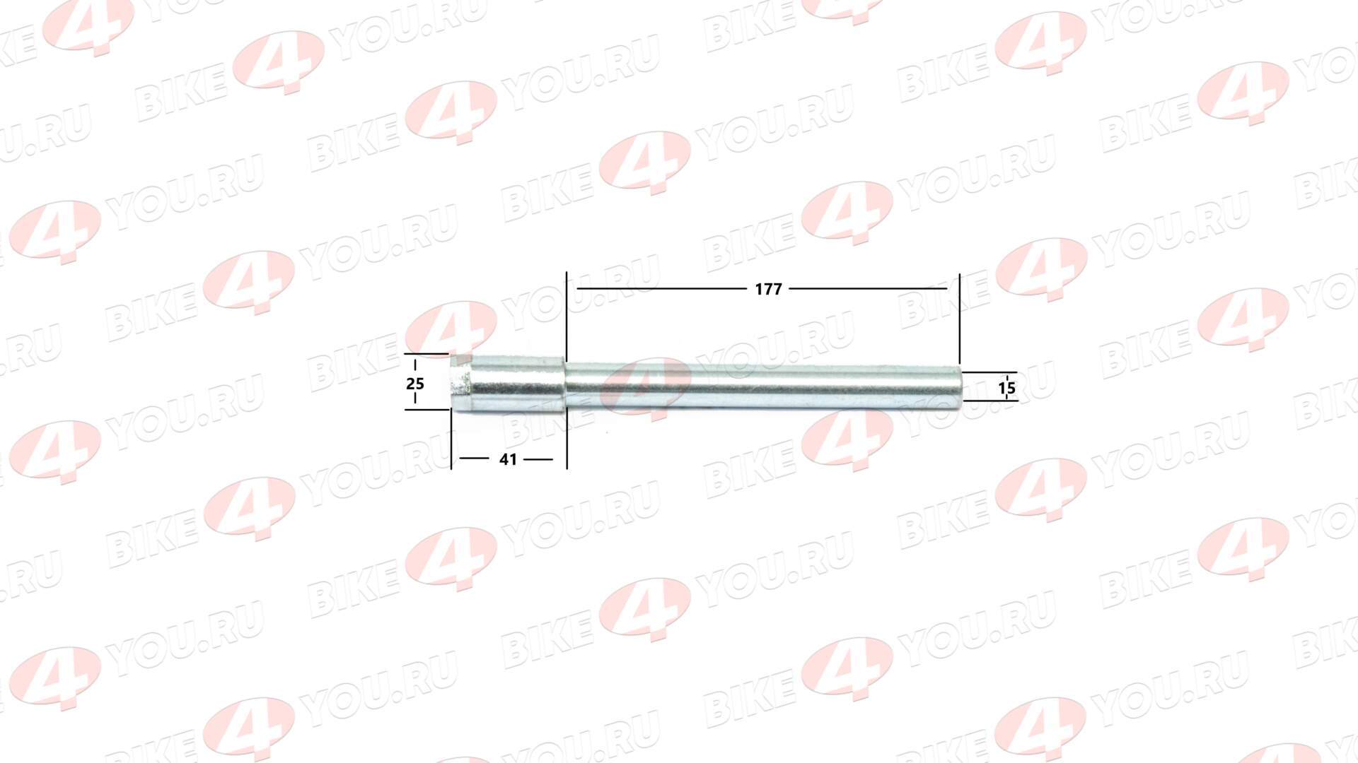 Ось переднего колеса M16x1.5х20х25 / RMZ 250 