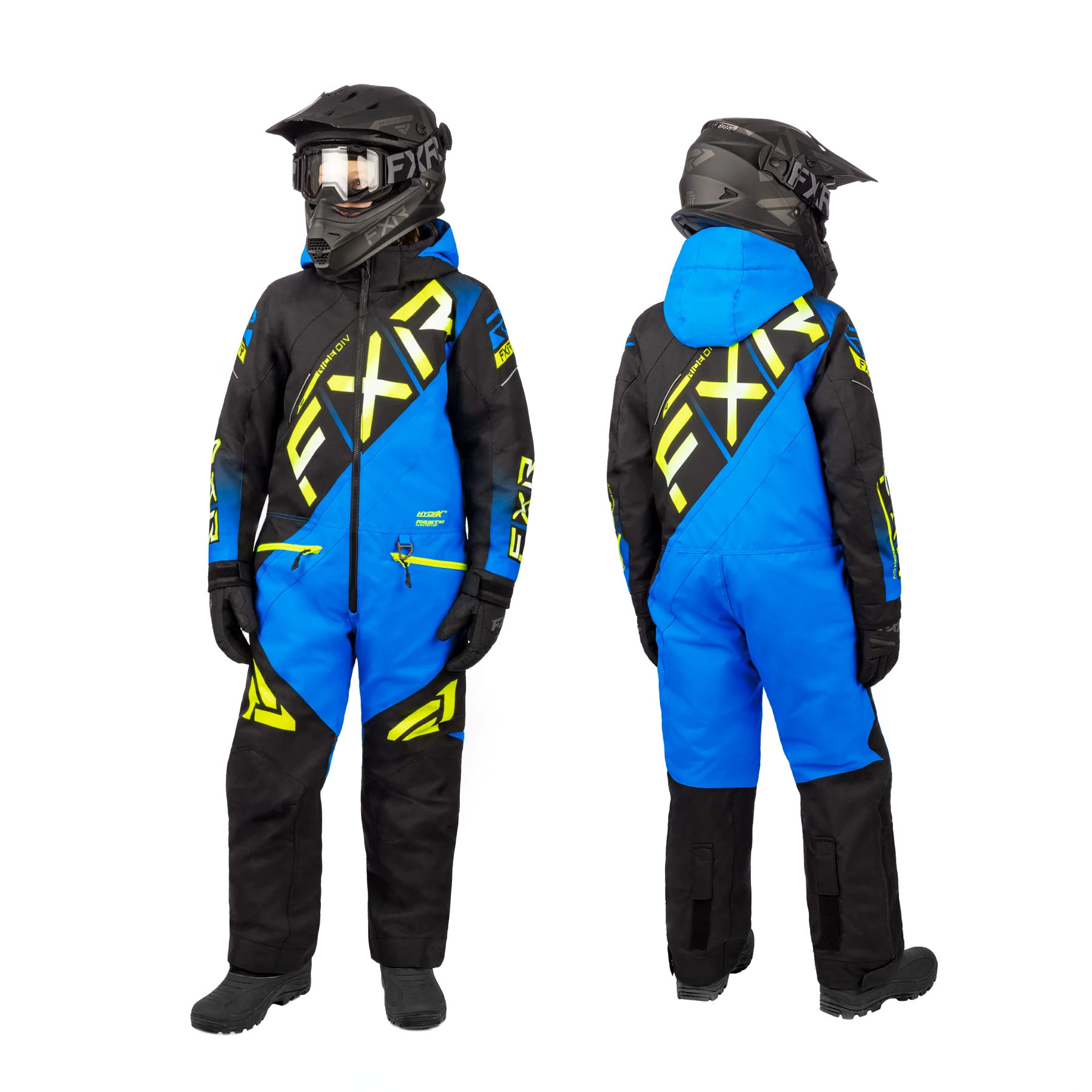 Комбинезон для снегохода (детский) FXR CX №6 blue-black (текстиль) (12Y)