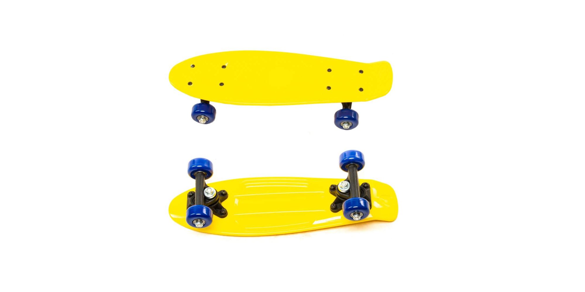 Скейтборд KROSTEK 22" пластик PC22 №6 / YELOW